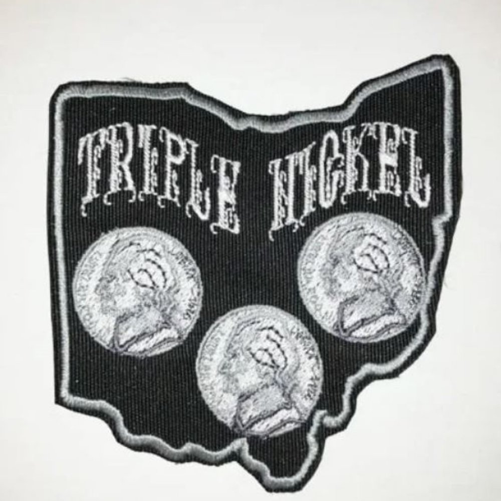 Triple Nickel State Route biker patch for motorcycle enthusiasts. Our co…